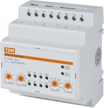 Контроллер автоматического ввода резерва КАВР 3Ф 230В АС на 2 ввода TDM