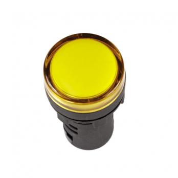Лампа AD-16DS(LED)матрица d16мм желтый 110В AC/DC TDM