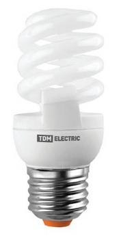Лампа энергосберегающая КЛЛ-FSТ2-15 Вт-4000 К–Е27 (42х103 мм) TDM