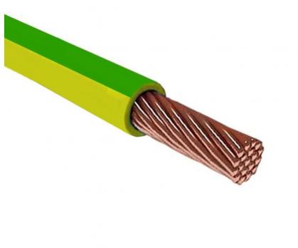 Провод ПуГВ (ПВ-3) 1х0,5 ГОСТ (1000м), желто-зеленый TDM