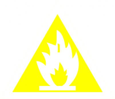 Знак 150х150мм "Пожароопасно" TDM